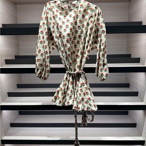 Rhode Floral Print Dress with Belt